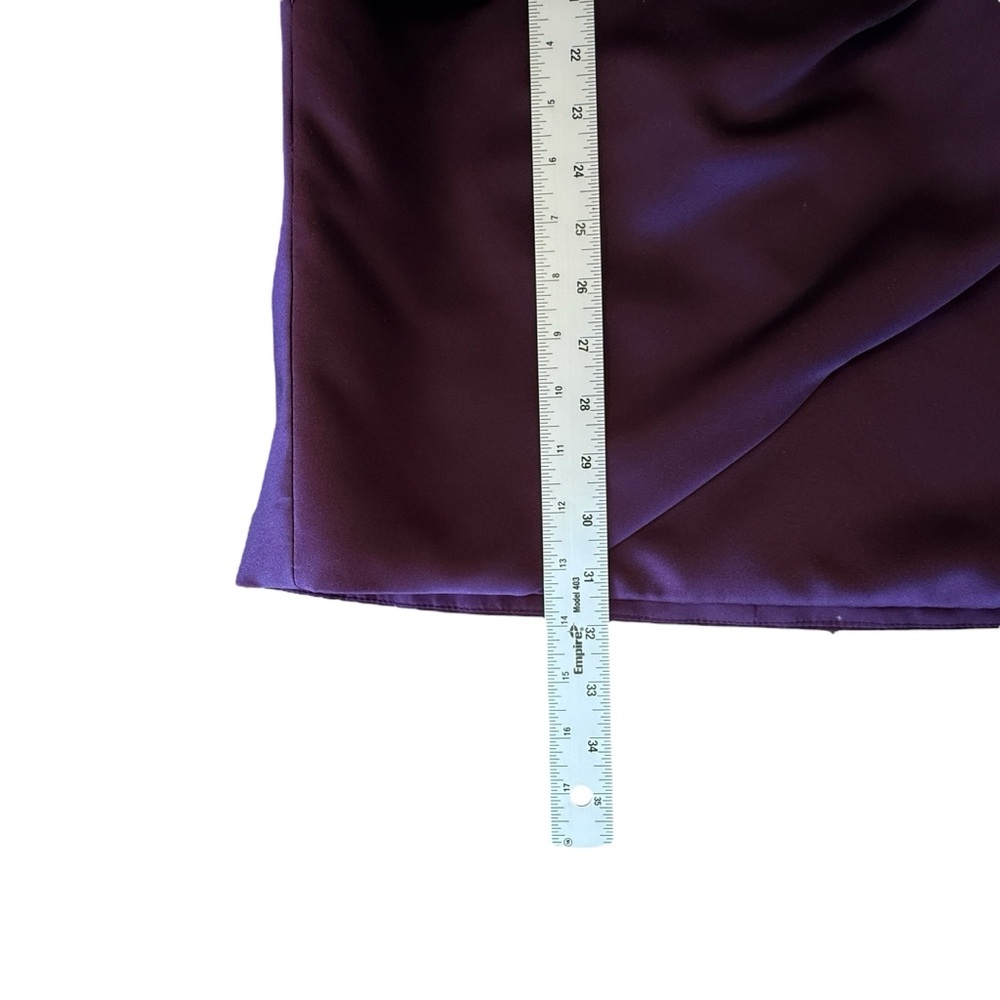 NWT Sorella Vita Cocktail Dress Style 2399 Women’s Size: 12 Color: Aubergine - Picture 8 of 13